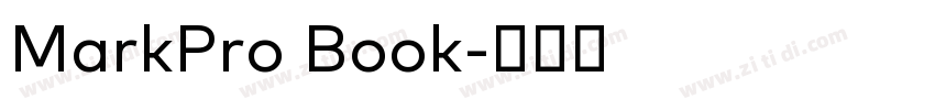 MarkPro Book字体转换